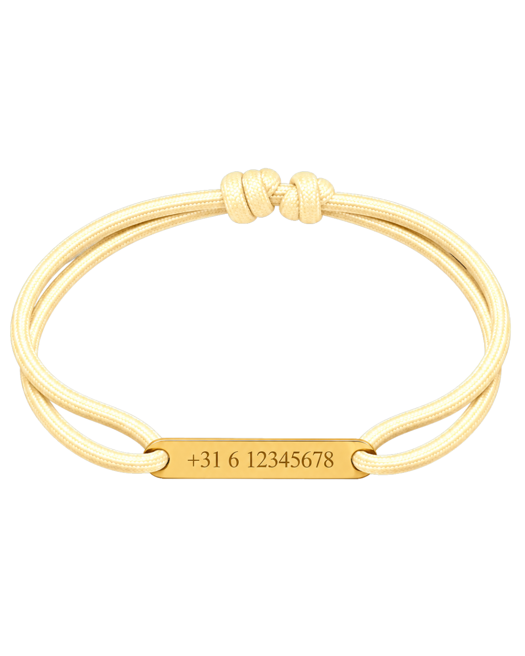 Kids tag koord armband